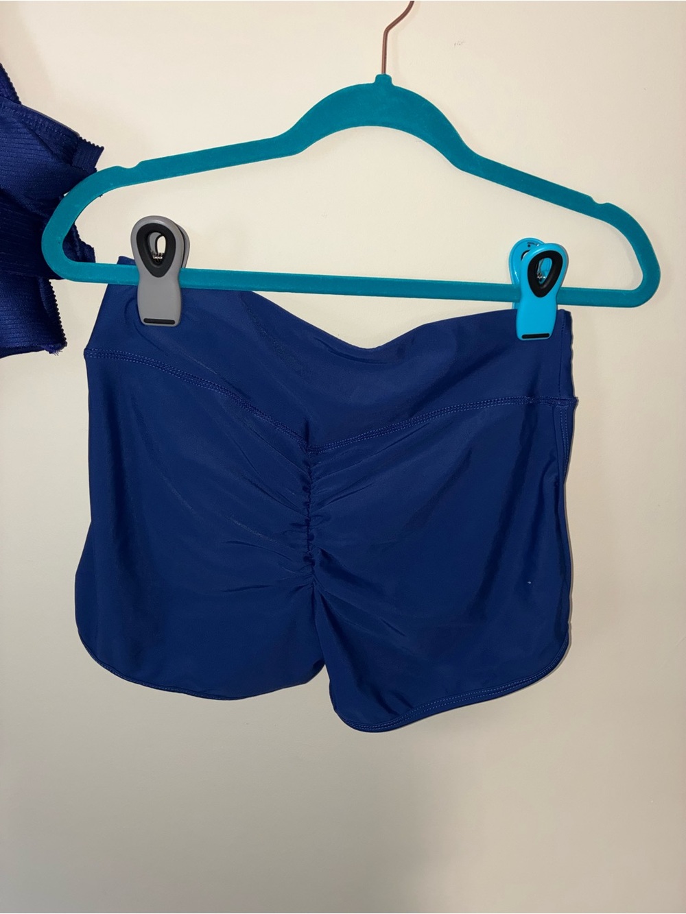 Navy Ruffle Three-Piece Swim Set - Picture 11 of 13
